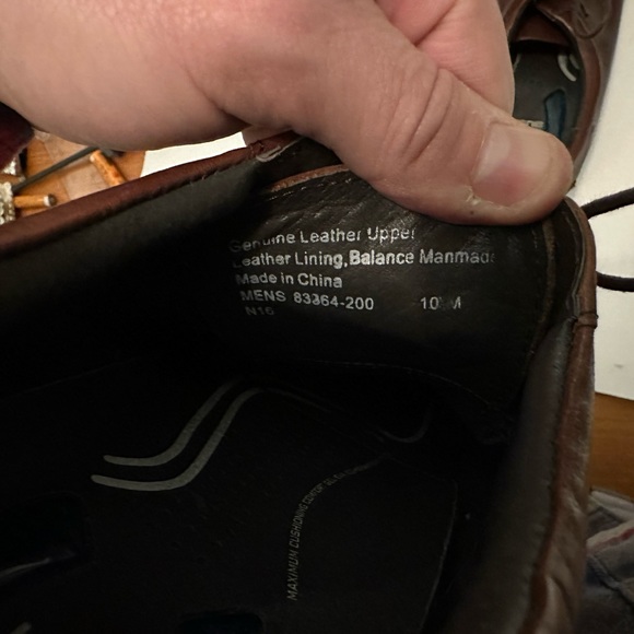 Nunn Bush - US 10 - comfort gel dress shoe - brown - Picture 4 of 5